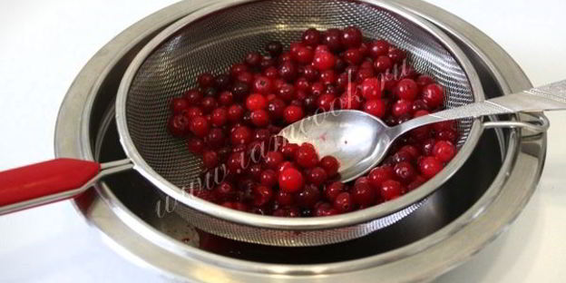 кисель из клюквы