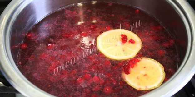 кисель из клюквы