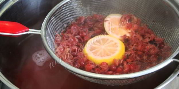 кисель из клюквы