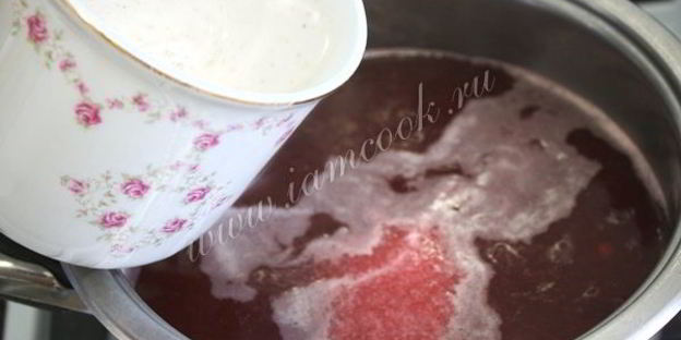 кисель из клюквы