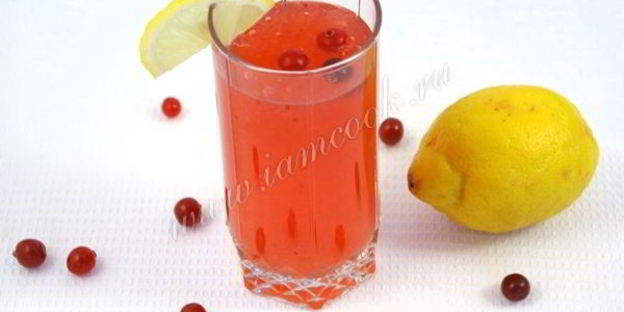 кисель из клюквы