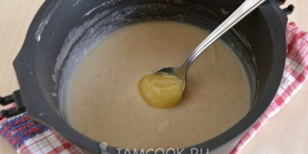 кисель из овсяных хлопьев с липовым медом