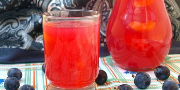 кисель из терна и абрикосов