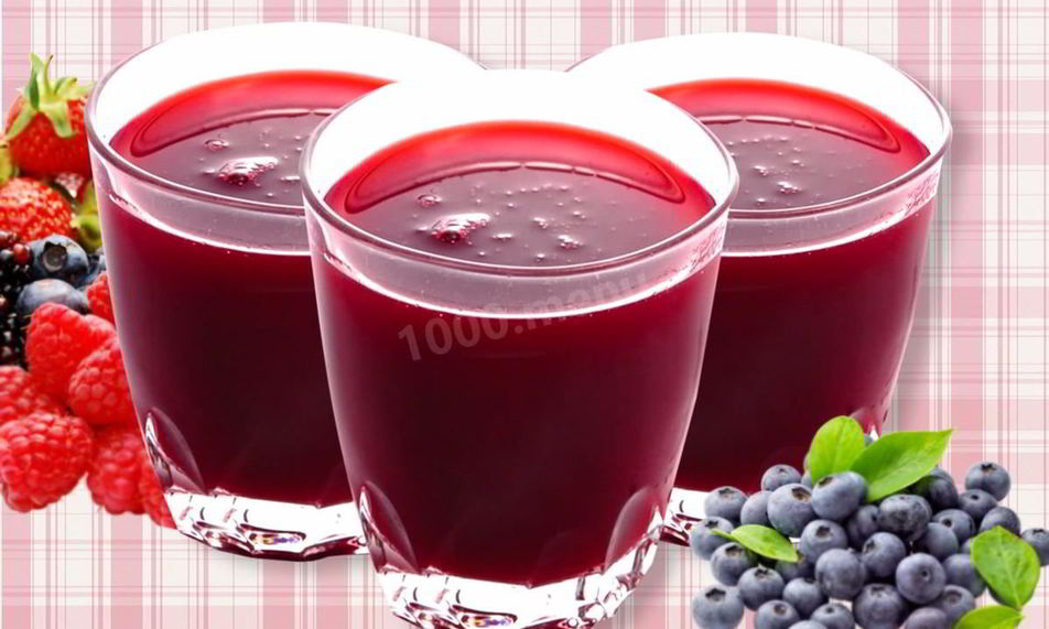 Рецепт киселя из замороженных ягод черники