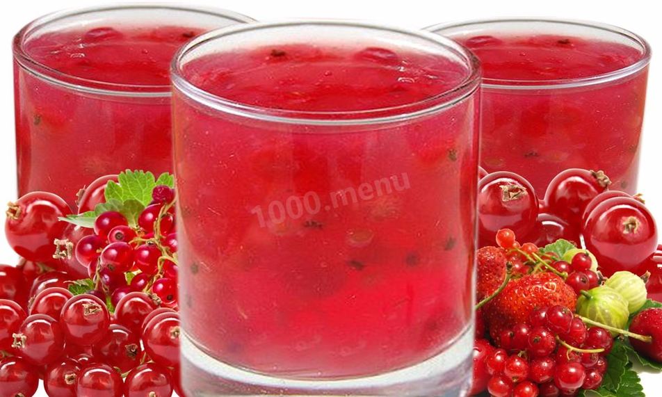 Рецепт киселя из замороженных ягод красной смородины