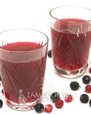 Кисель из замороженных ягод