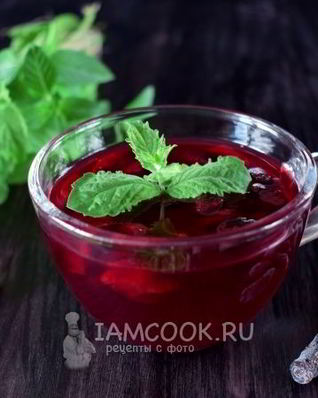 Кисель из жимолости