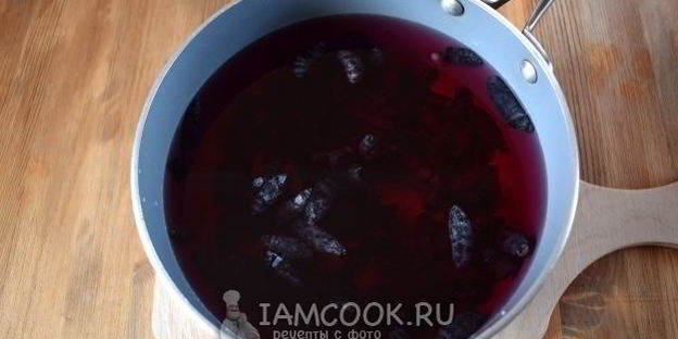 кисель из жимолости