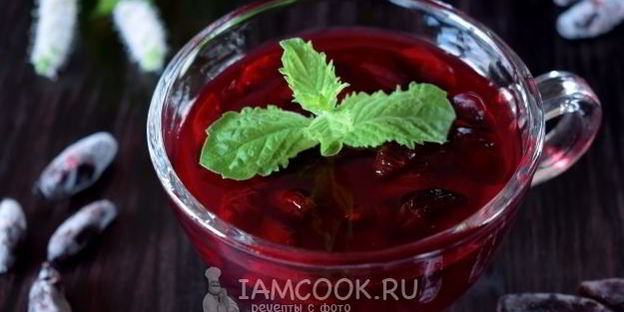 кисель из жимолости