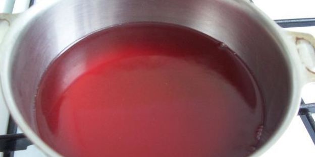 кисель клюквенный горячий со сливками