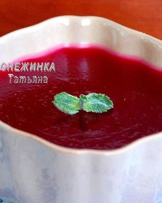 Кисель клюквенный