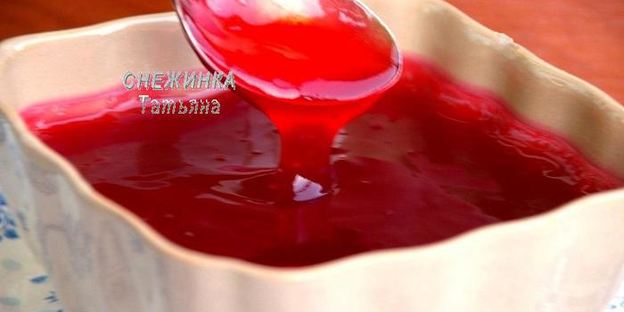 кисель клюквенный