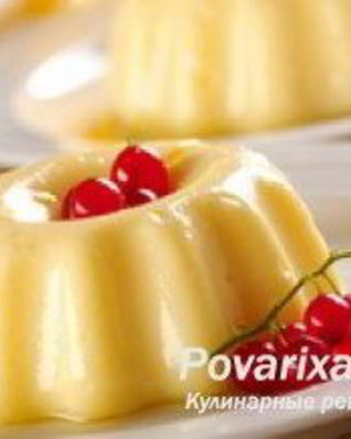 Кисель молочный со сливками