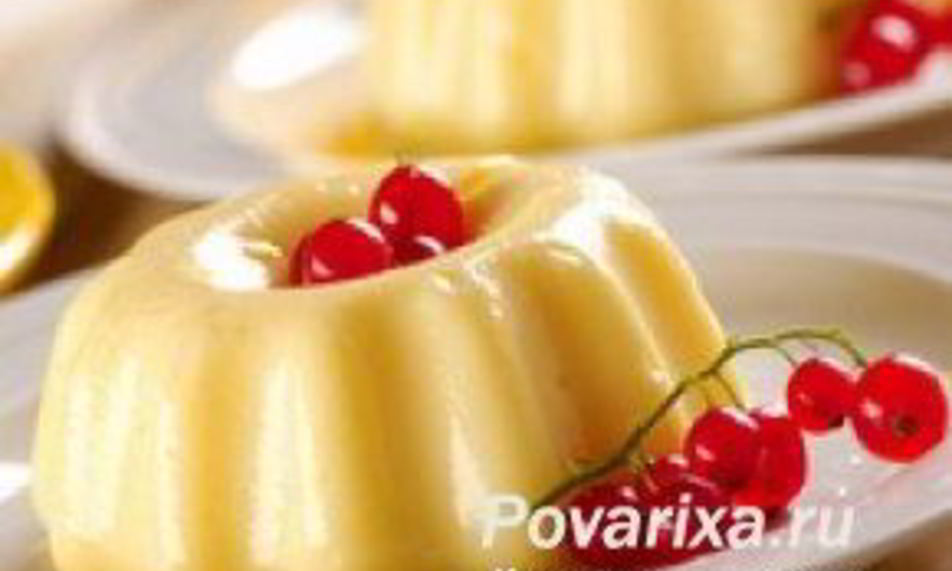 Рецепт киселя молочного со сливками