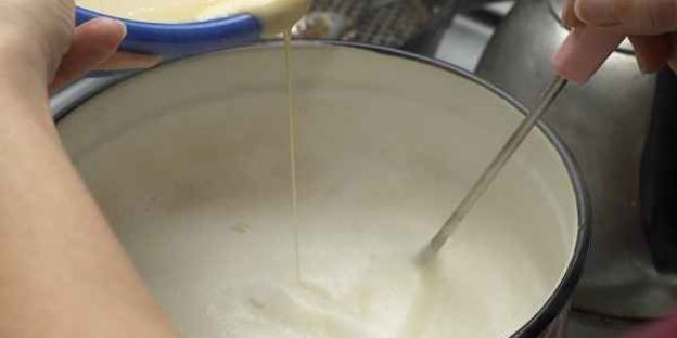 кисель молочный