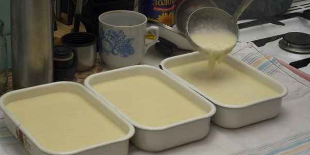 кисель молочный