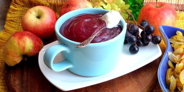 кисель осенний виноград