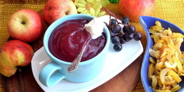 кисель осенний виноград