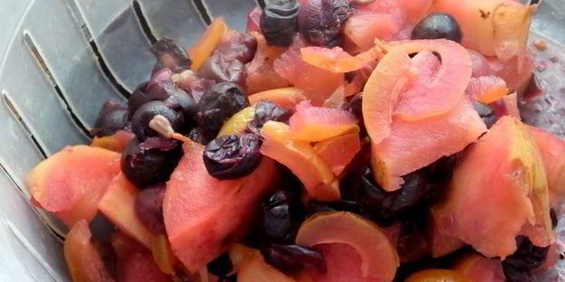 кисель осенний виноград