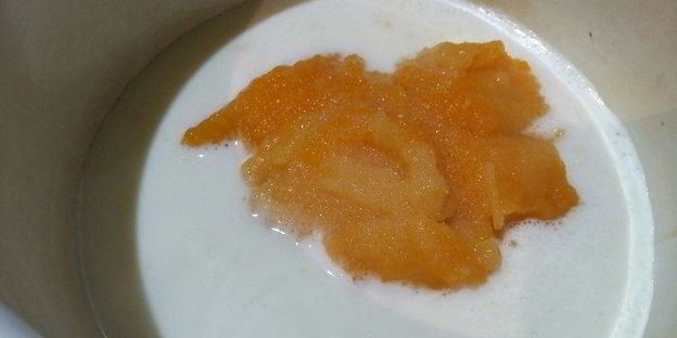 молочно-тыквенный кисель