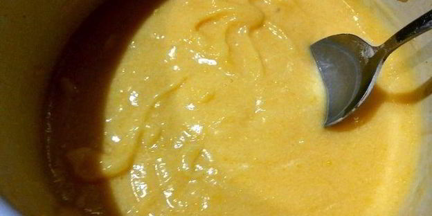 молочно-тыквенный кисель