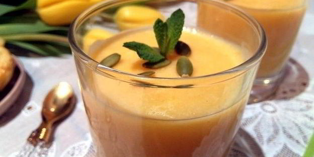 молочно-тыквенный кисель