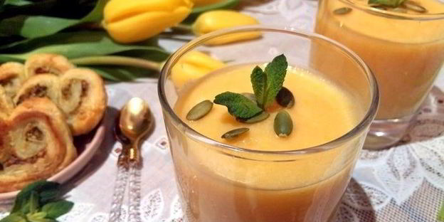 молочно-тыквенный кисель