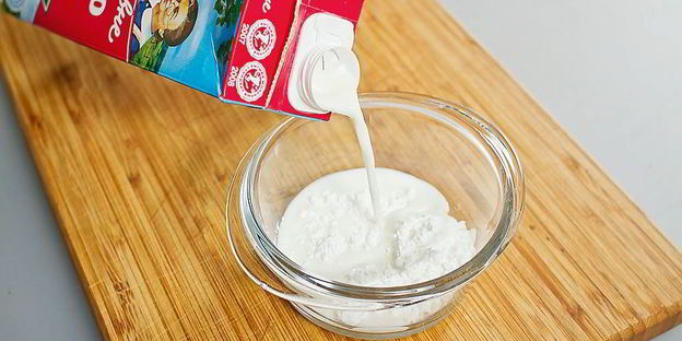 молочный кисель с ванилью