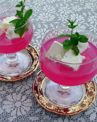 Санде Маркиз — кисель с мороженым