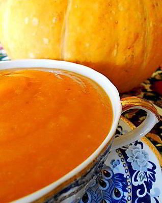 Тыквенный кисель с курагой