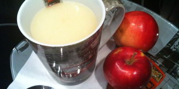 яблочно-молочный кисель