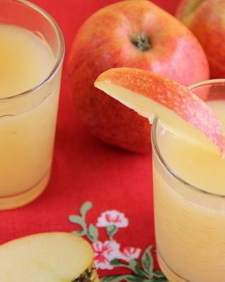 Яблочный кисель с белым вином