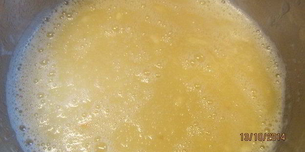 яблочный кисель с белым вином