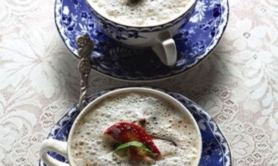 Рецепт грибного капучино