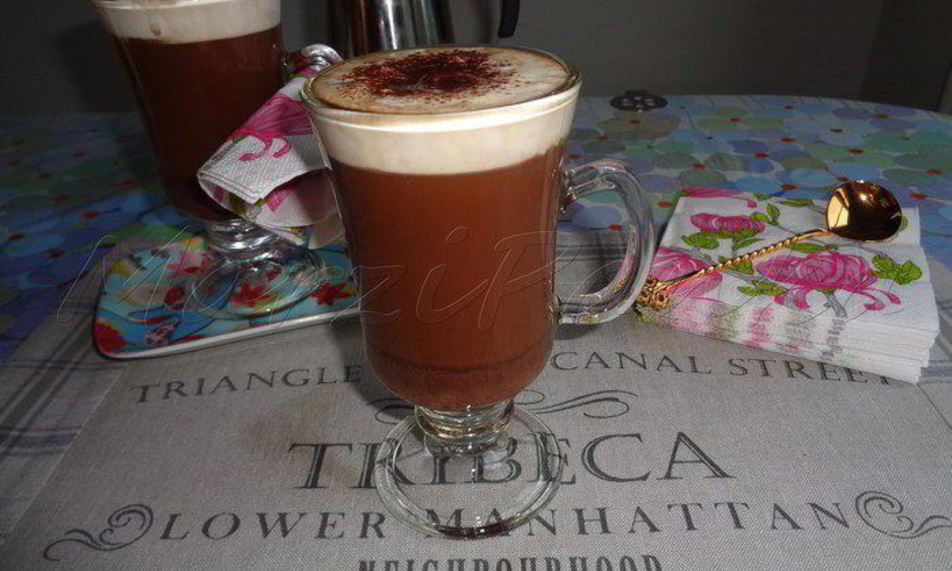 Рецепт кофе мокко с горьким шоколадом