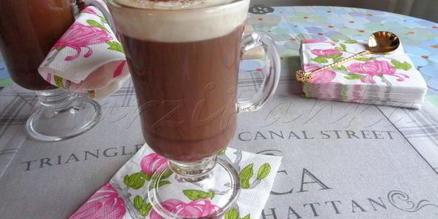 кофе мокко с горьким шоколадом