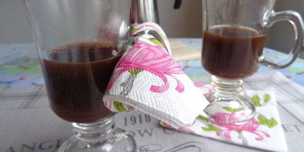 кофе мокко с горьким шоколадом