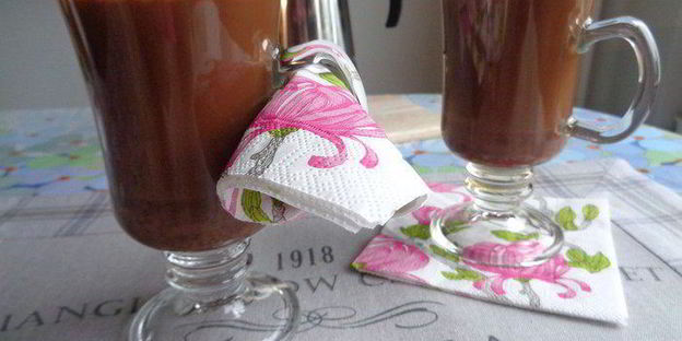 кофе мокко с горьким шоколадом