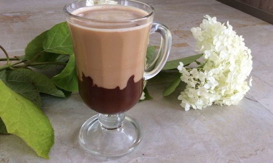 Рецепт кофе с шоколадома и молокома