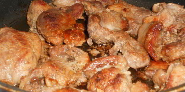 мясо в кофейном соусе