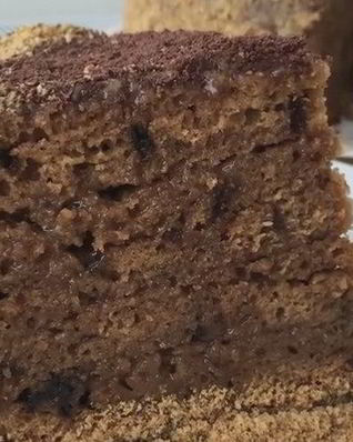 Очень простой кофейный торт