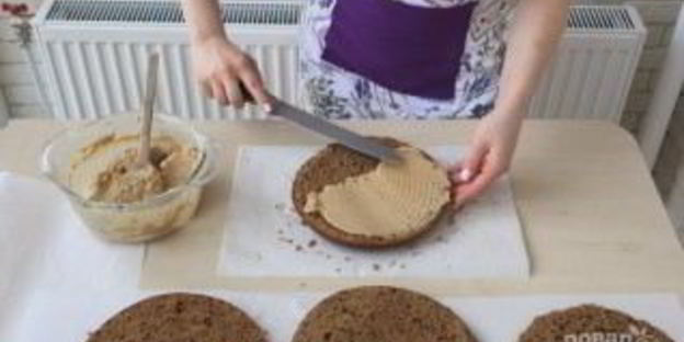 очень простой кофейный торт