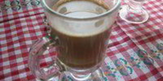 кофейно-вишневый коктейль утреннее наслаждение