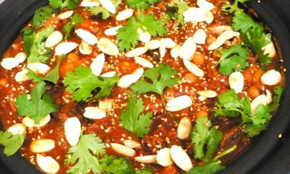 Рецепт таджина из говядины с черносливом