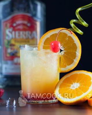 Коктейль Текила Санрайз
