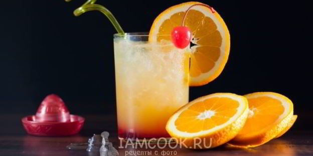 коктейль текила санрайз