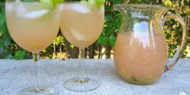 коктейль с виноградом