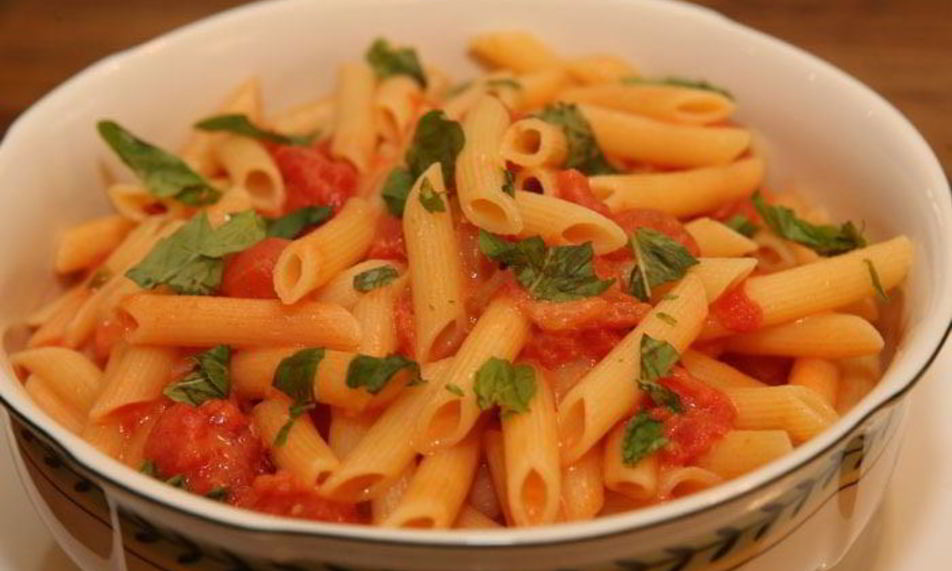 Рецепт макарон с водкой