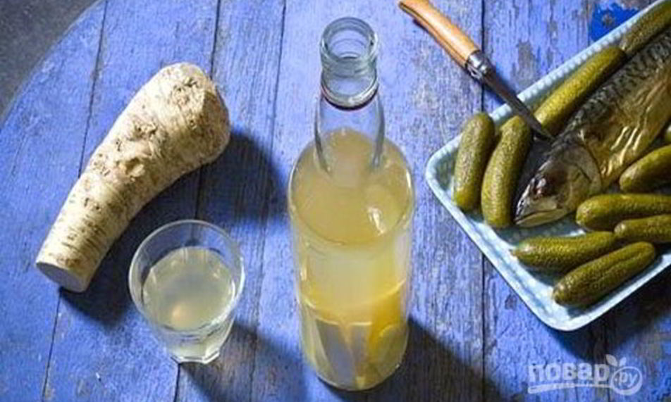 Рецепт водки на хрене