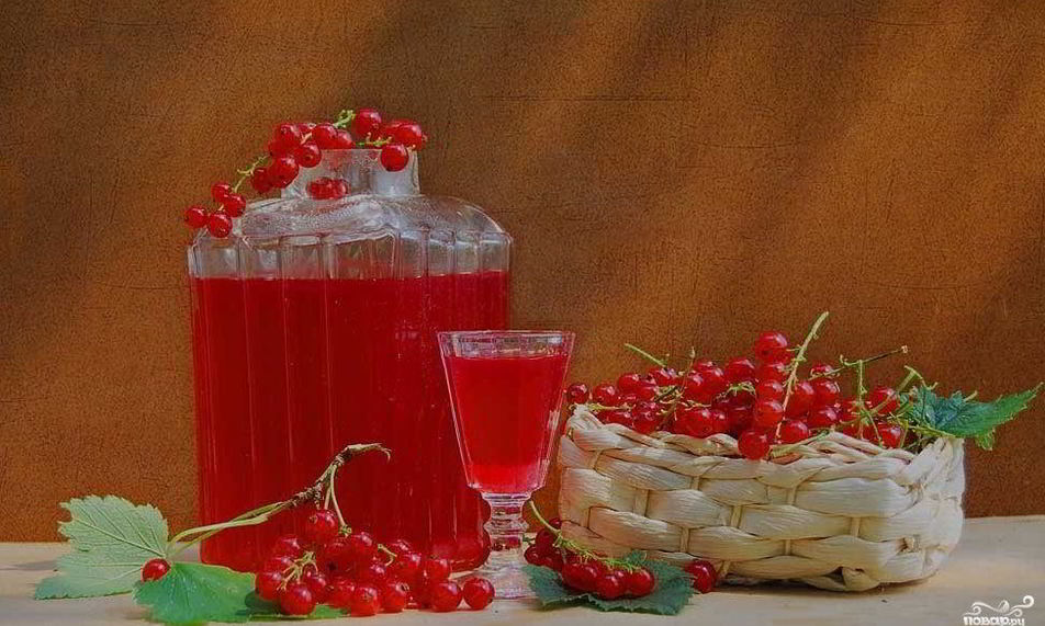Рецепт водки на смородине